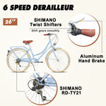 Women's 6 Speed Cruiser Bicycle