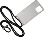 Schutzhülle aus Silikon mit Halsband in Transparent Hülle für iPhone 14 Pro | System-S