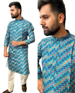 Mens Wear Pure Silk Kurta and Pajama