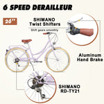 Women's 6 Speed Cruiser Bicycle