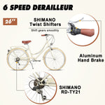 Women's 6 Speed Cruiser Bicycle
