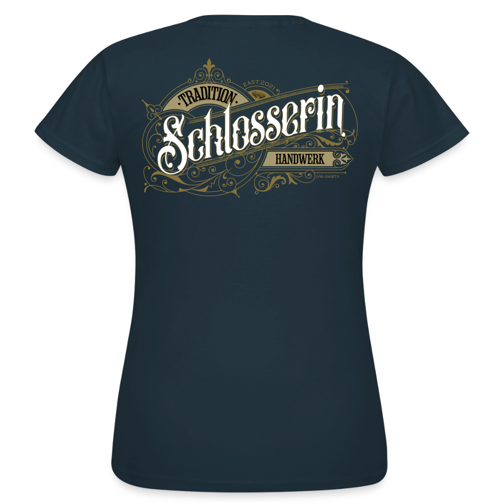 Frauen T-Shirt "Schlosserin"-Nostalgie