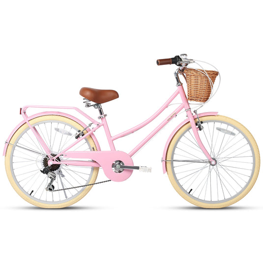 Glerc 20 Inch Hybrid Bike with Rear Rack-Missy