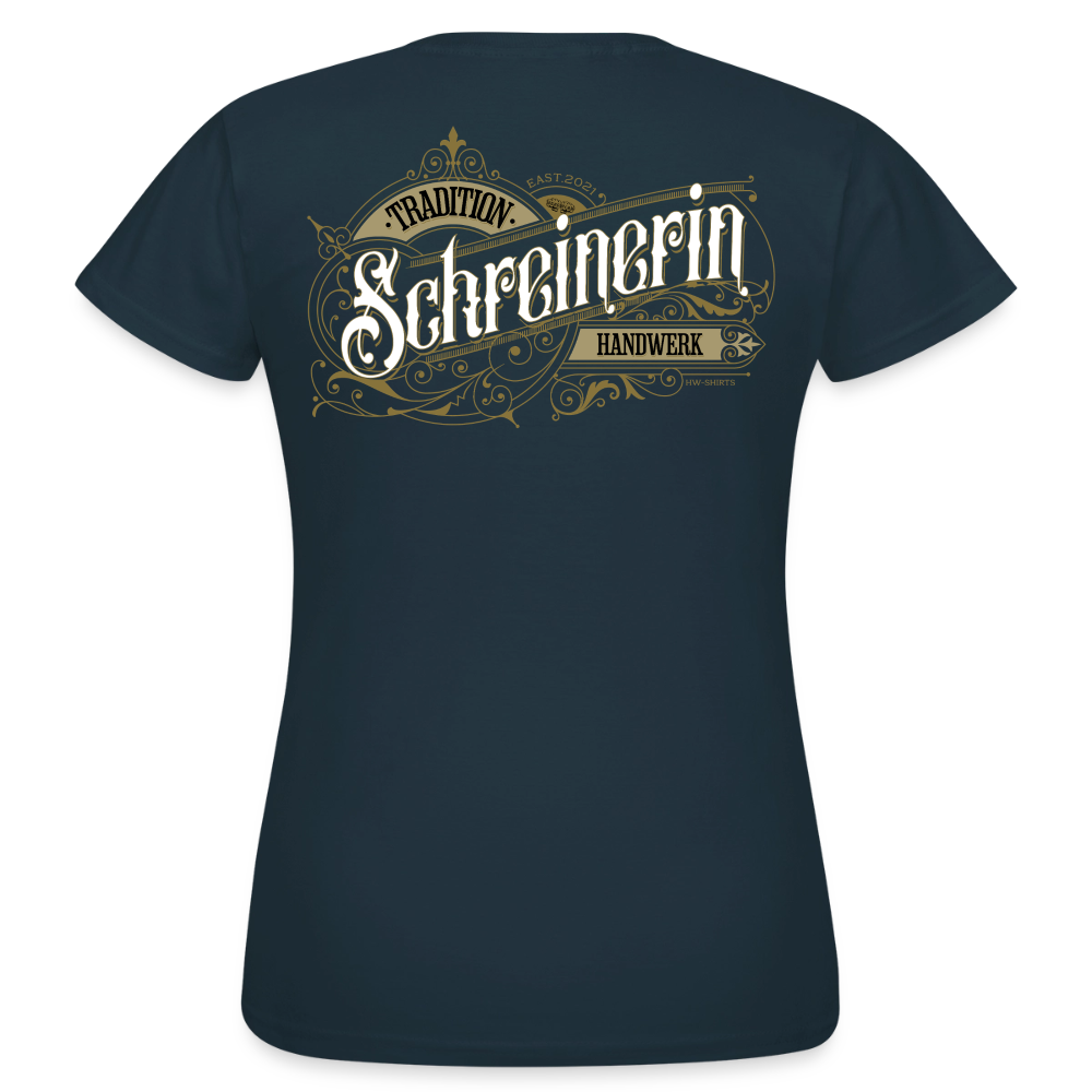 Frauen T-Shirt "Schreinerin"-Nostalgie
