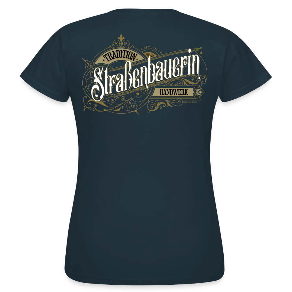Frauen T-Shirt "Strassenbauerin"-Nostalgie
