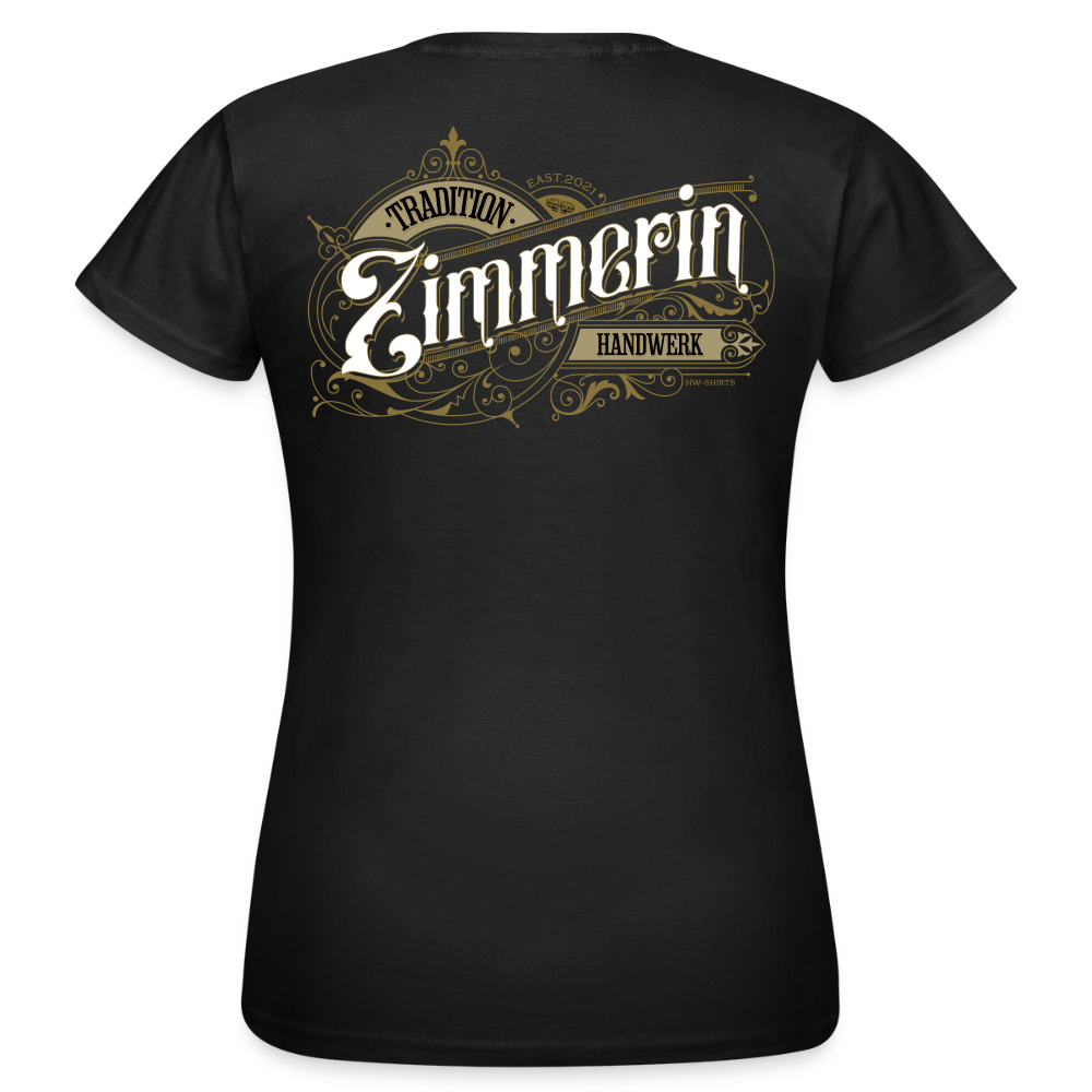 Frauen T-Shirt "Zimmerin"-Nostalgie