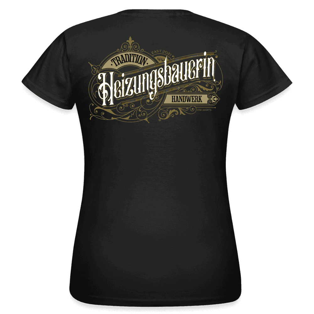 Frauen T-Shirt "Heizungsbauerin"-Nostalgie