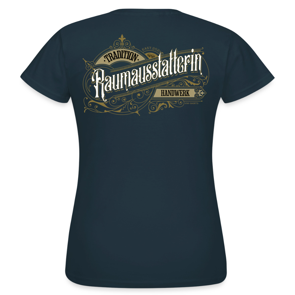 Frauen T-Shirt "Raumausstatterin"-Nostalgie