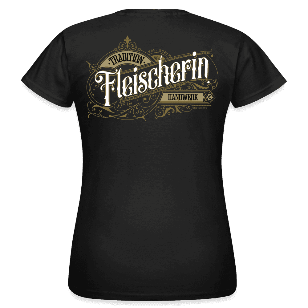 Frauen T-Shirt "Fleischerin"-Nostalgie