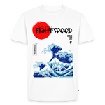 Fightwood® Fightwithstyle Big Waves Premium T-Shirt für Männer – Nachhaltig & Fair