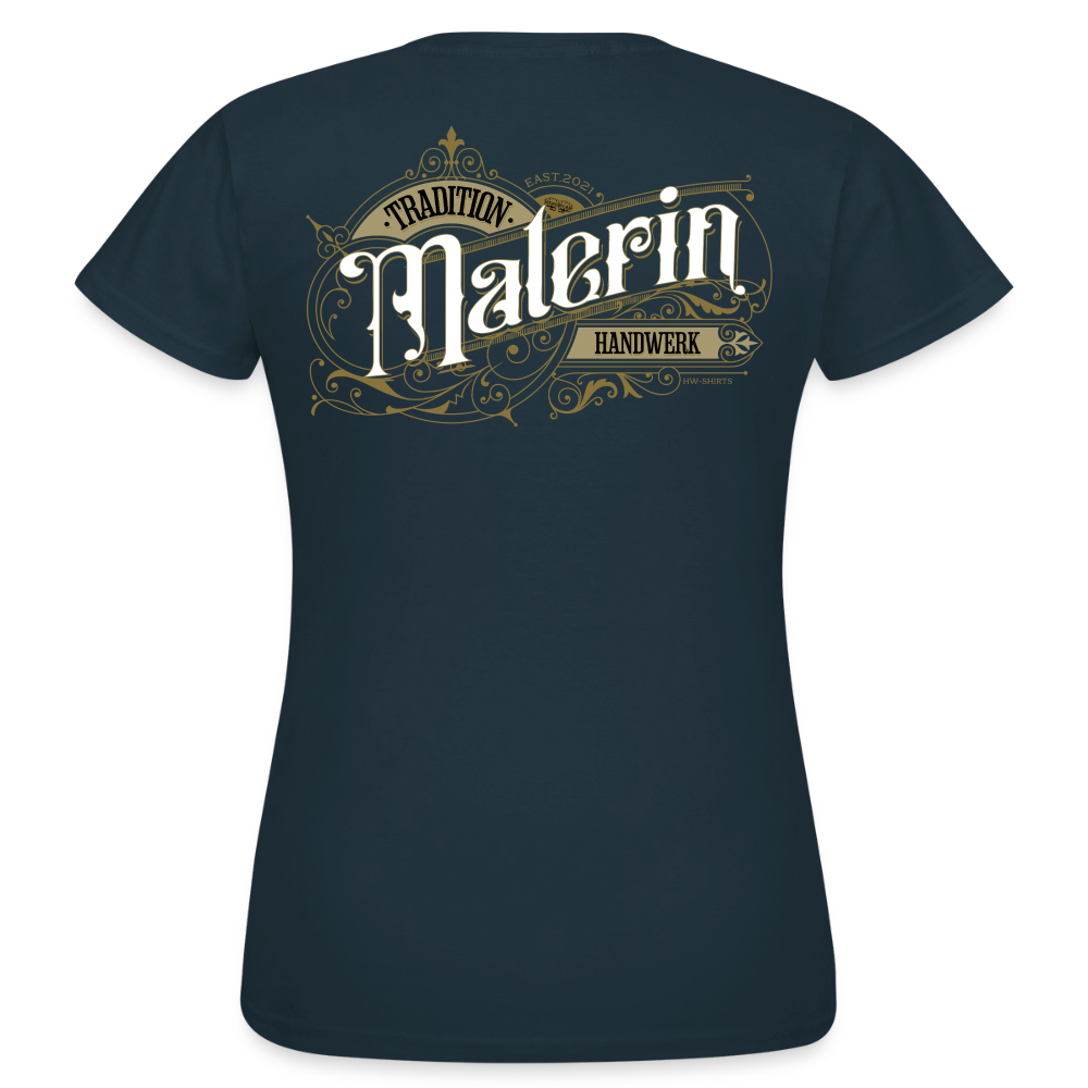 Frauen T-Shirt "Malerin"-Nostalgie