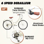 Women's 6 Speed Cruiser Bicycle