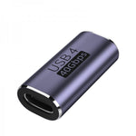 USB4 USB Adapter Typ C Buchse zu Buchse 40 Gbit/s USB 4.0 Kabel in Grau | System-S