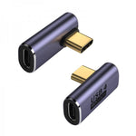 USB4 USB Adapter Typ C Stecker zu Buchse 40 Gbit/s Winkel USB 4.0 für macOS | System-S