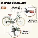 Women's 6 Speed Cruiser Bicycle