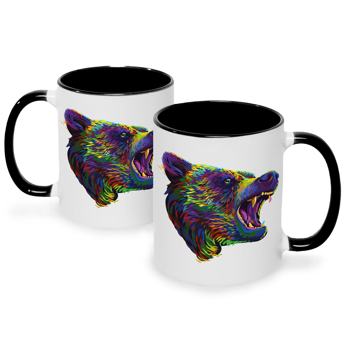 Bedruckte Tasse Bunter Bär