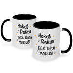 Bedruckte Tasse mit Spruch Hokus Pokus