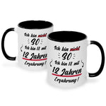 Bedruckte Tasse mit Spruch Ich bin nicht 30