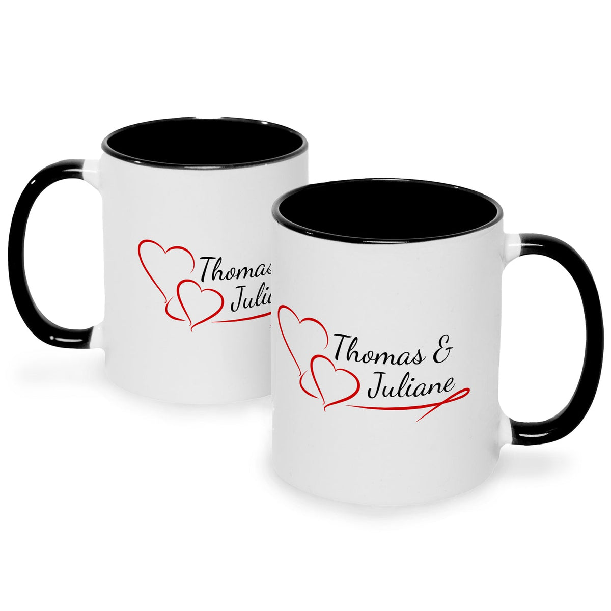 Bedruckte Tasse im Pärchen Design