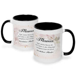 Bedruckte Tasse mit Spruch Mama wenigstens hast du keine hässlichen Kinder