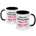 Bedruckte Tasse mit Spruch Hab ick verstanden