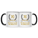 Bedruckte Tasse mit Spruch Knackige Jahre