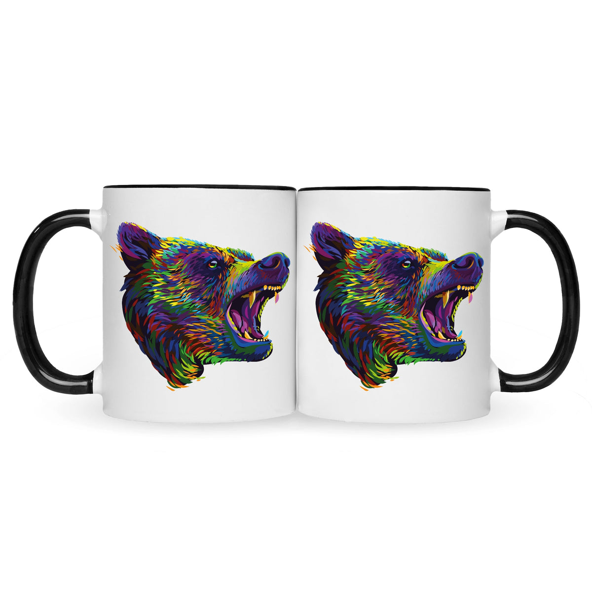 Bedruckte Tasse Bunter Bär