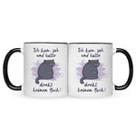 Bedruckte Tasse mit Spruch Ich kam, sah und hatte direkt keinen Bock V2