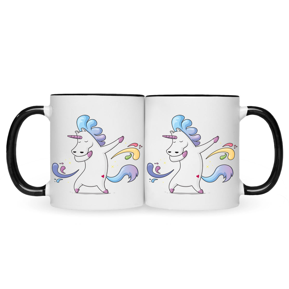 Bedruckte Tasse mit Motiv Einhorn