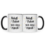 Bedruckte Tasse mit Spruch Hokus Pokus