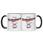 Bedruckte Tasse mit Spruch Bin im Ruhestand