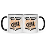 Bedruckte Tasse mit Spruch Biker werden nicht grau