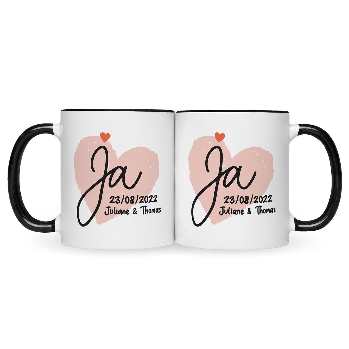 Bedruckte Tasse mit Spruch Wir Sagen Ja