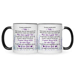 Bedruckte Tasse mit Spruch von Mama für die Tochter