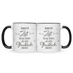 Bedruckte Tasse mit Spruch Nimm dir Zeit