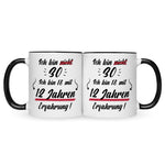 Bedruckte Tasse mit Spruch Ich bin nicht 30