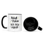 Bedruckte Tasse mit Spruch Hokus Pokus