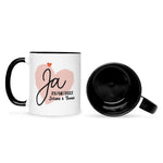 Bedruckte Tasse mit Spruch Wir Sagen Ja