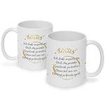 Bedruckte Tasse Schatz Ich habe versucht