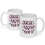 Bedruckte Tasse mit Spruch The best Mom ever