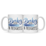 Bedruckte Tasse mit Spruch Baby in Progress