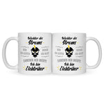Bedruckte Tasse mit Spruch Wächter des Stroms