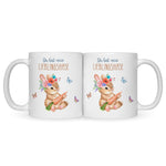 Bedruckte Tasse mit Spruch Lieblingshase