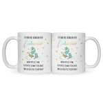 Bedruckte Tasse mit Spruch Königin der Einhörner