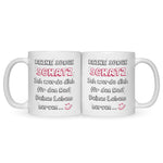 Bedruckte Tasse mit Spruch Schatz ich werde dich nerven