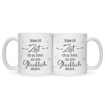 Bedruckte Tasse mit Spruch Nimm dir Zeit