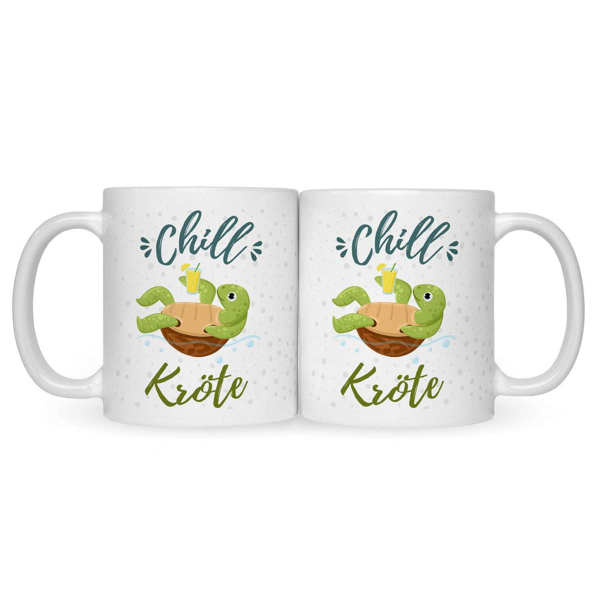 Bedruckte Tasse mit Spruch - Chillkröte