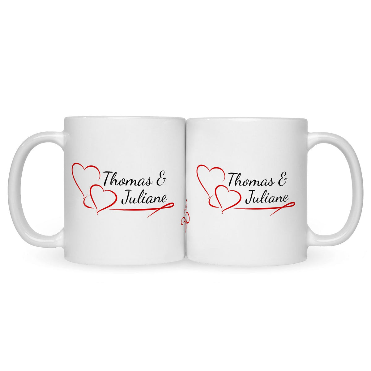 Bedruckte Tasse im Pärchen Design