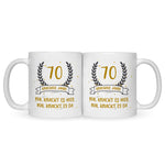 Bedruckte Tasse mit Spruch Knackige Jahre