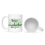 Bedruckte Tasse mit Spruch Du bist wunderbar